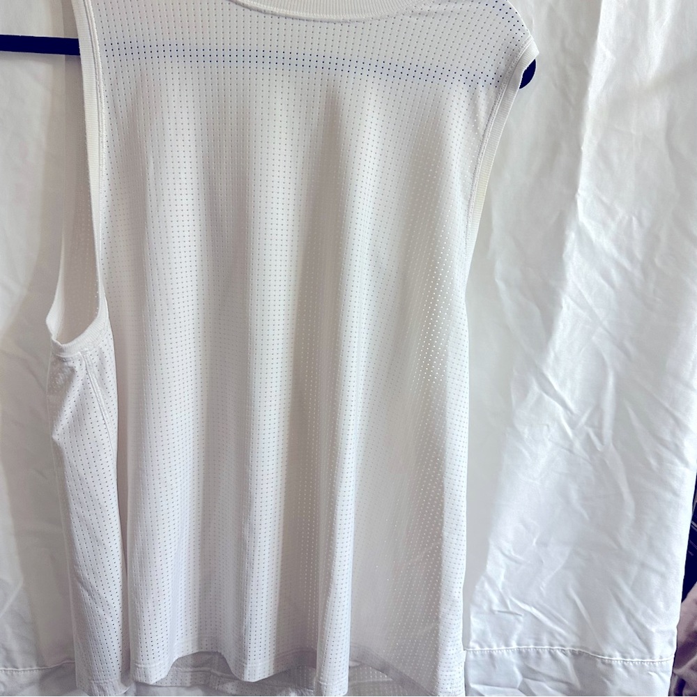 Lululemon all yours mesh tank top white size 6